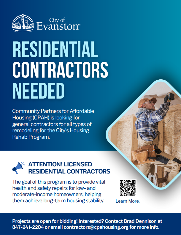 Residentail Contractors Needed